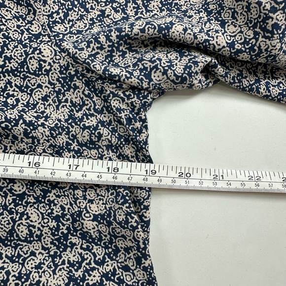NWOT Anthropologie Maeve Hiver Blue 3/4 Sleeve Boho Peasant Blouse Size 4 - Picture 9 of 13
